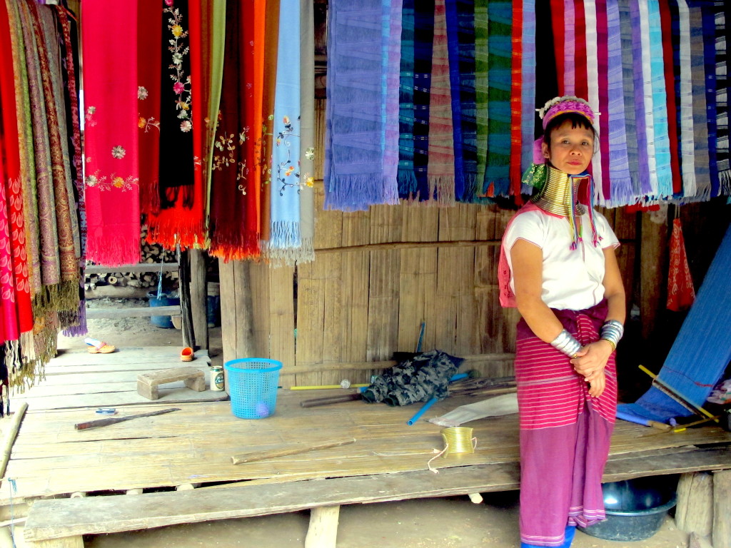 Karen People, Long Neck Village  Chiang Mai, Thailand