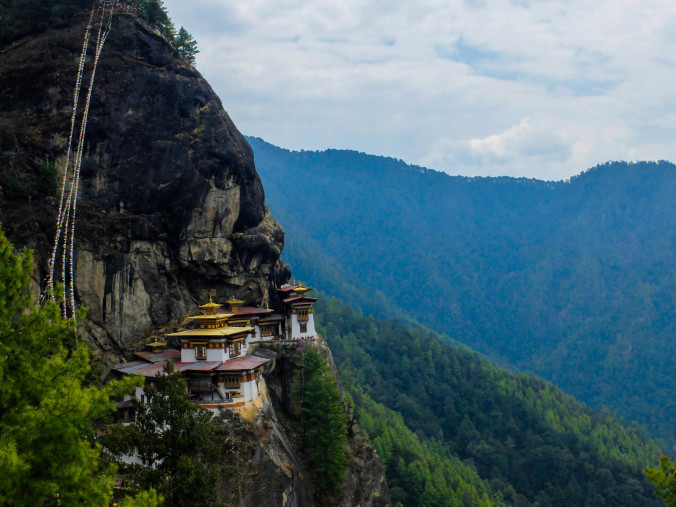 A view of Tiger's Nest