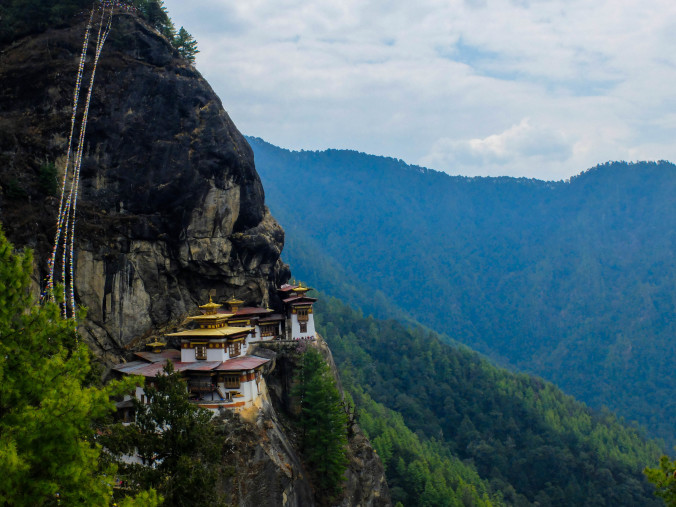 A view of Tiger's Nest