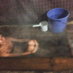aahhhh steaming hot bath